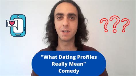 what dating profiles really mean